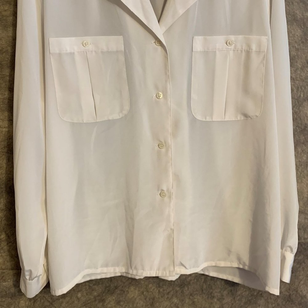 cream blouse - Picture 2 of 2